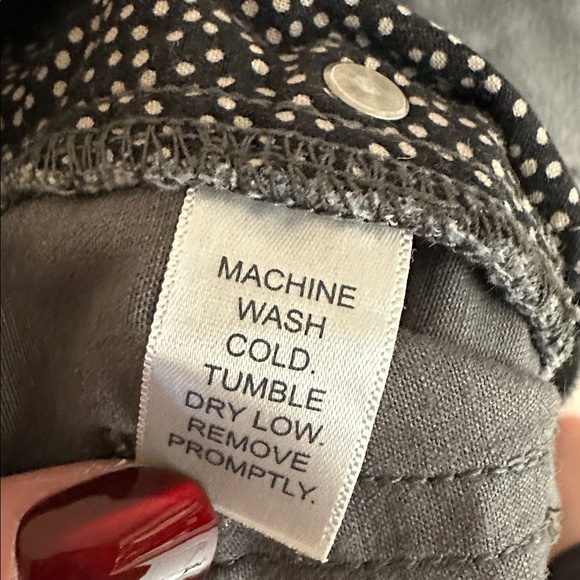 Betabrand Women's Charcoal Skinny Jeans - Picture 6 of 6